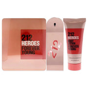 Carolina Herrera 212 Heroes Forever Young 2.7oz EDP Spray, 3.4oz Body Lotion Women 2 Pc Gift Set - Product Image