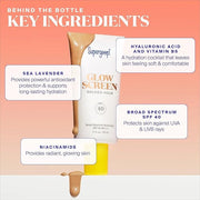 Supergoop! Glowscreen SPF 40, Sunrise (Champagne Glow) - 20 mL, 2 Pack - Glowy Primer + Broad Spectrum Tinted Sunscreen - ...