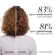 Tangle Teezer Ultimate Detangler Curly Hair Brush, Dry & Wet Hairbrush, Reduces Frizz & Breakage, for 3C to 4C Curly Hair ...