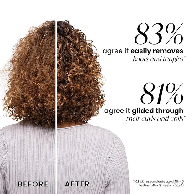 Tangle Teezer Ultimate Detangler Curly Hair Brush, Dry & Wet Hairbrush, Reduces Frizz & Breakage, for 3C to 4C Curly Hair ...