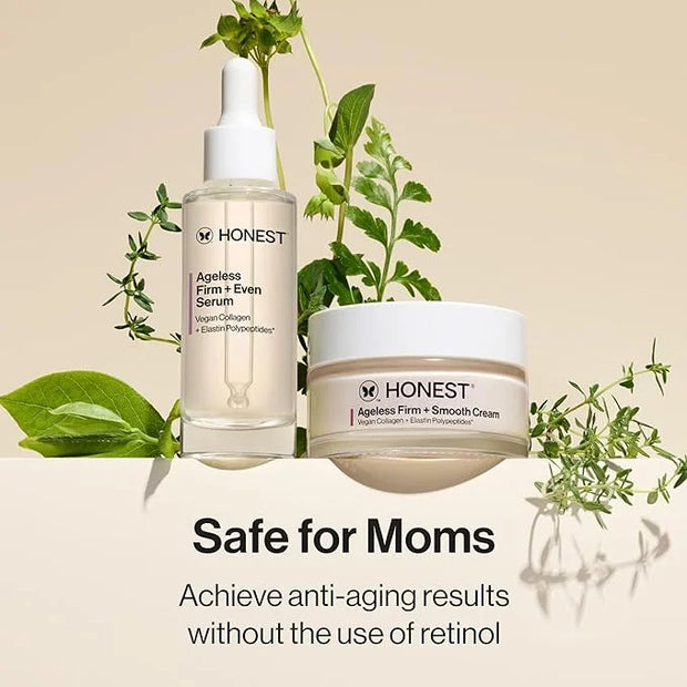Honest Beauty Ageless Firm and Even Serum | Powered by Vegan Collagen and Elastin Polypeptides | Firmer-Looking Skin and E...