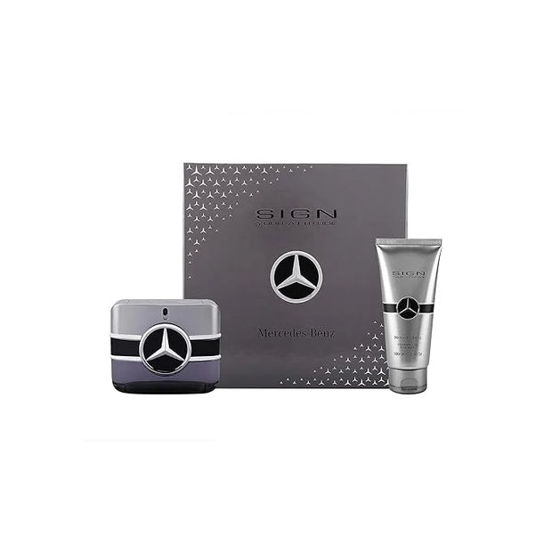 Mercedes-Benz Sign Your Attitude Giftset - Mens Cologne Set - Eau de Toilette Cologne for Men - Mens Body Wash - Bergamot,...