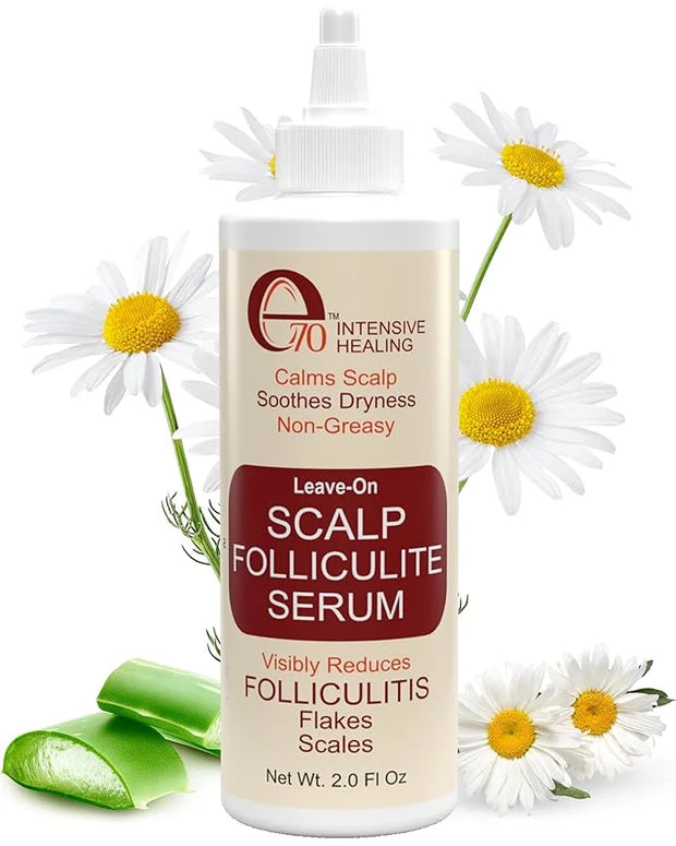 Folliculitis Leave-On Dry Scalp Serum - Non-Greasy Serum for Hair Build-up with Salicylic Acid, Tea Tree Oil & Peppermint ...
