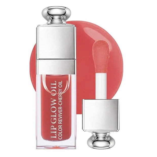 Hydrating Lip Glow Oil, Moisturizing Lip Glow Oil, Nourishing Glossy Transparent Lip Oil, Plumping Lip Oil, Lip Balm, Non-...