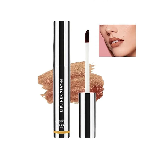 Peel Off Lip Liner Stain Velvet Tint – Long-Lasting, Moisturizing, Non-Sticky Matte Lip Lacquer, Highly Pigmented, Smudge-...