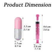 10 Pcs 2 ml Empty Lip Gloss Tubes Containers, Lip Balm Bottle with 5 ml Refillable Squeeze Tube - Product Image