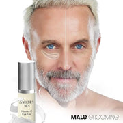 Bacchus Men Vitamin C Eye Gel, Reduce Dark Circles, Spots and Eye Puffiness - Anti Aging Treatment Nourishes, Revitalizes,...
