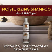 OKAY COCONUT OIL DEEP MOISTURIZING SHAMPOO 12oz / 355ml - Product Image