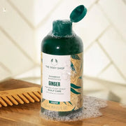 The Body Shop Ginger Scalp Care Shampoo – For Dry, Flaky Scalp – With Vegan Silk Protein – 250ml - Product Image