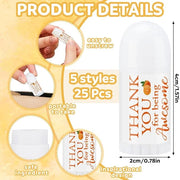 25 Pcs Mini Lip Balm Bulk Bridal