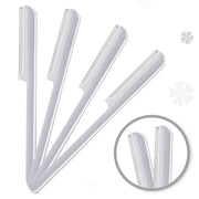 10 Pieces Eyebrow Razor for Women Facial Shaver Razor Brow Shaper Eyebrow Trimmer Dermaplaner Shaping Tool with Cover (Sil...