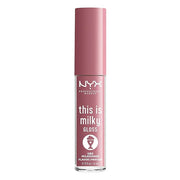 NYX PROFESSIONAL MAKEUP This Is Milky Gloss, Lip Gloss with 12 Hour Hydration, Vegan - Ube Milkshake (Mauve Purple) - Prod...