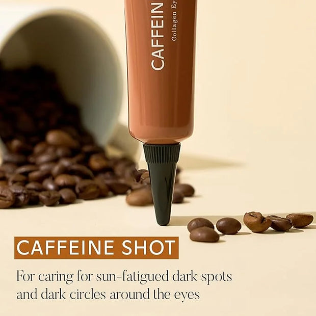 20,000 PPM CAFFEINE SHOT Collagen Eye Cream with Niacinamide for Firming Under Eyes, Dark Spots, Puffy Eye Bags, Fine Line...