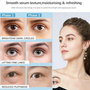 5% Caffeine Eye Serum, Anti-Aging Under Eye Roller Cream for Dark Circles Puffiness Wrinkles and Fine Lines, Korean Eye Ca...