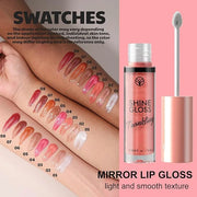 Lip Gloss Women Girls Plumping Lip Gloss Glitter Tinted Lip gloss Oil Plumper Hydrating Long Lasting Moisturizing Non Stic...