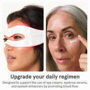 iRestore Red Light Therapy for Eyes – 180 LEDs Eye Mask with Infrared Light for Under-Eye Wrinkles, Forehead Lines, 11's, ...