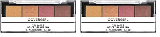 COVERGIRL Trunaked Quad Eyeshadow Palette, Glamping, Desert Glamping, 0.06 Ounce (Pack of 2) - Product Image