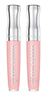 Rimmel Stay Glossy 6HR Lip Gloss, Sundae Best, 0.18 Fl Oz (Pack of 2) - Product Image