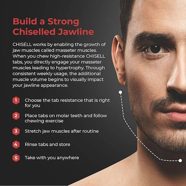 Jaw Exerciser, Bite Block for Tough Bite, Jawline - Product Image