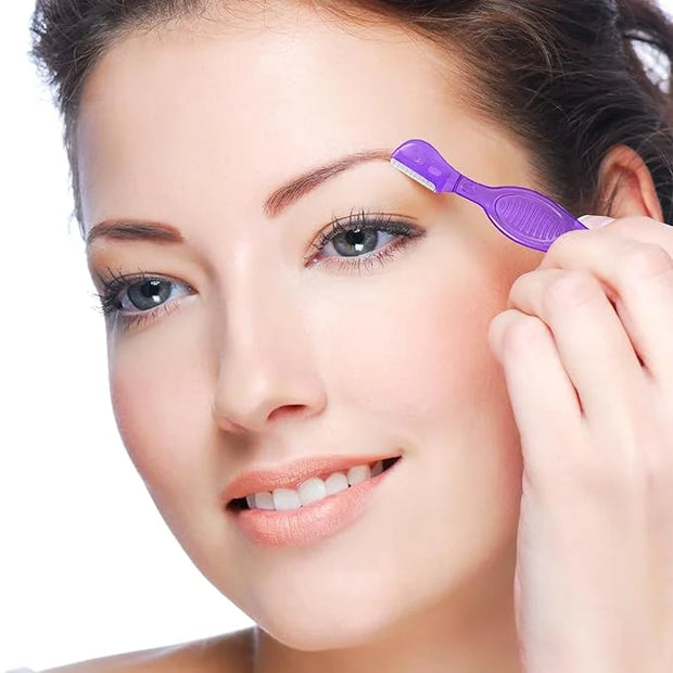 60 Pieces Eyebrow Razor Eyebrow Knife Eyebrows Shaper Trimmer Shaver Facial Hair Razor Tool for Christmas Valentine's Day ...