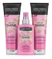 John Frieda Vibrant Shine, Shampoo, Hydrating Shampoo with Rosehip Oil for Glossy & Shiny Hair, Enhances Shine for Radiant...