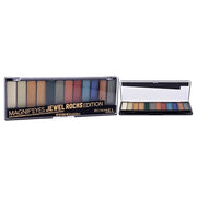 Rimmel London Magnif'Eyes Eyeshadow Palette, 12 Shades, Blendable Formula, Versatile, 009, Jewel Rocks, 0.5oz - Product Image