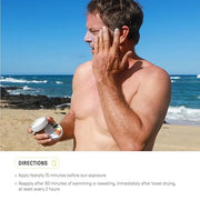 Raw Elements Mike Fields Face & Body Organic Sunscreen Tin SPF 30 - Non-Nano Zinc Oxide, Water-Resistant 80 Min, Reef Safe...
