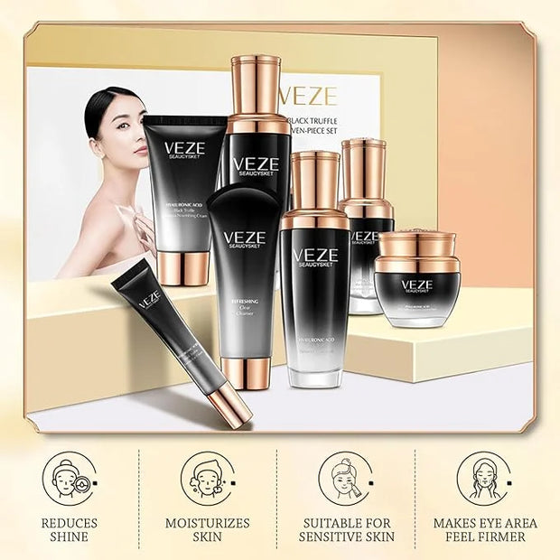 Truffle Anti-Wrinkle Skin Care Large Set Beauty & Personal Care with Cleanser, Toner, Lotion, Essence, Face Cream, Eye Cre...
