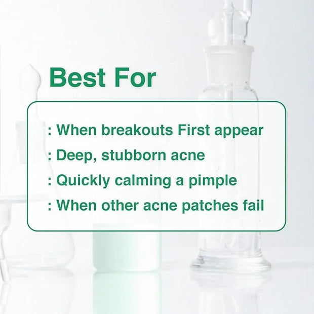 ACROPASS Acne Cure DEN Microarray Patch, OTC Salicylic Acid 2% (4ct) – Acne Treatment for Sensitive Skin, Anti-Inflammatio...