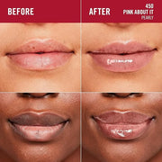 Rimmel London Stay Glossy, 450 Pink About It, Lip Gloss, Non-Sticky, Color and Shine, Up To 6-Hour Wear, Precise Applicato...