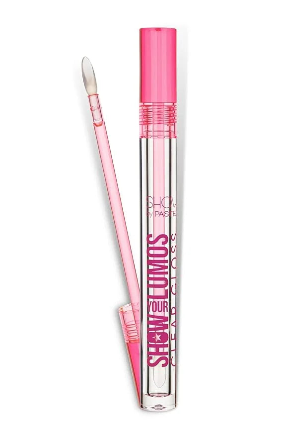 Show Your Lumos Clear Gloss | Transparent Silicone Applicator | Colorless Transparent Texture | Lightweight Formula | Ultr...