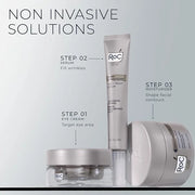 RoC Derm Correxion Dual Eye Cream with Advanced Retinol + Peptides for Puffy Eyes and Dark Circles, (.68 oz) with Retinol ...
