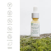 Bakuchiol Kelp Eye Serum Plant-Based Skincare Naturally Boosts Under Eye Glow Targets Deep Wrinkles & Supports Smooth Skin...