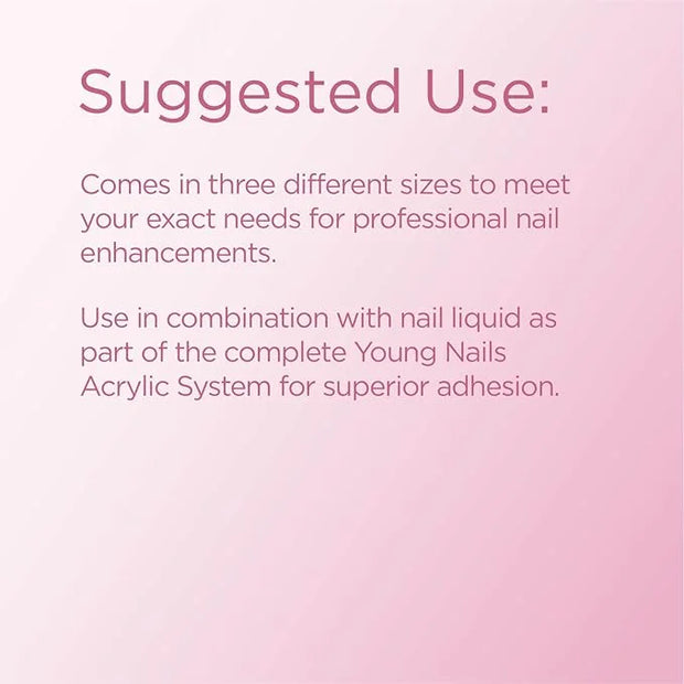 Young Nails Acrylic Powders, Cover - Created For a Flawless Consistency And Superior Adhesion - Cover Powder Begins To Set...