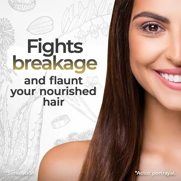 Tio Nacho Mexican Herbs Shampoo, Strengthening, Anti Hair Loss & Anti Breakage with Royal Jelly, Ginseng & Jojoba, Paraben...