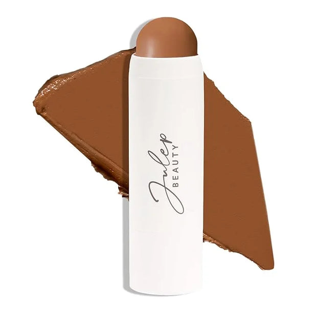 Julep Skip the Brush Cream to Powder Bronzer & Contour Stick - Melted Cocoa Medium skin tones - Long Lasting Blendable and...