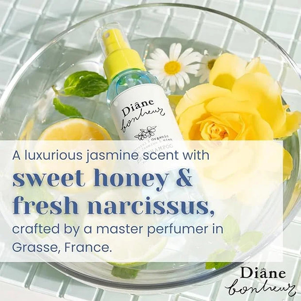 Natural Wet Dry Shampoo for Women Dry Hair & Sensitive Scalp, Organic Hair & Body Mist with Rosemary & Rose Water, Hair Re...