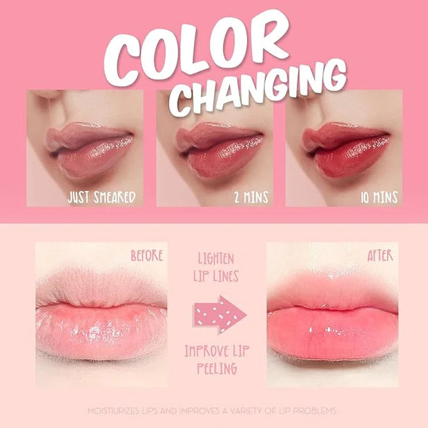 VIOLA HOUSE Color Changing Lip Gloss, PH Lip Tinted, High gloss lipstick, waterproof,long lasting lip care. 5g - Product I...