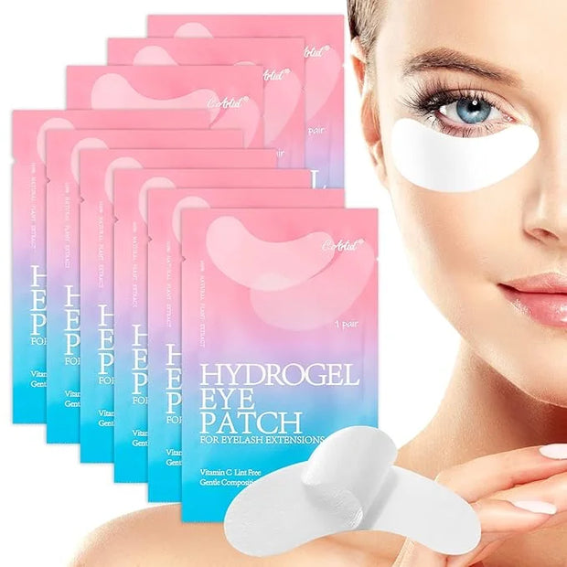 110 Pairs C. ARTIST 100% Natural Eyelash Extension Under Eye Gel Pads patches kit Collagen Aloe Vera Hydrogel Eye Patches ...