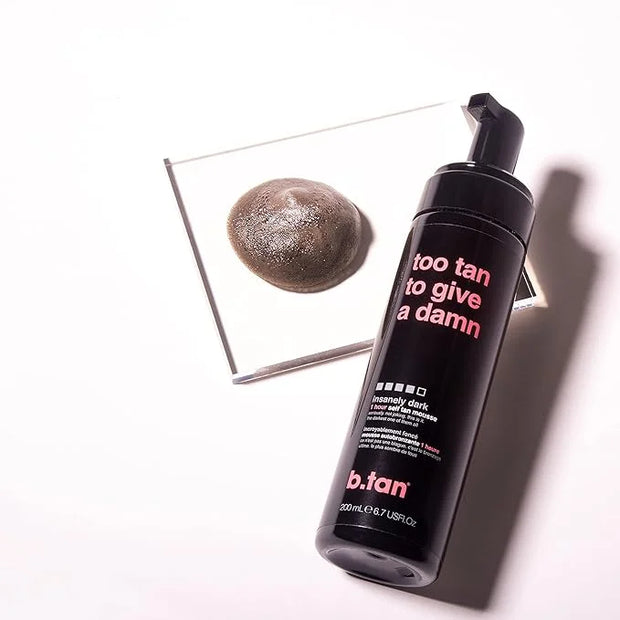 b.tan Ultra Dark Self Tanner Mousse | Too Tan - Best, 1 Hour Express Sunless Tanning Foam, Gold Bronzing Glow, No Fake Tan...