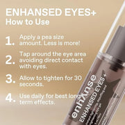 Under Eye Gel for Men, Caffeine Eye Cream, Peptides, RejuveNAD, Instant Tightening, Brightening, Depuffing for Under Eye B...