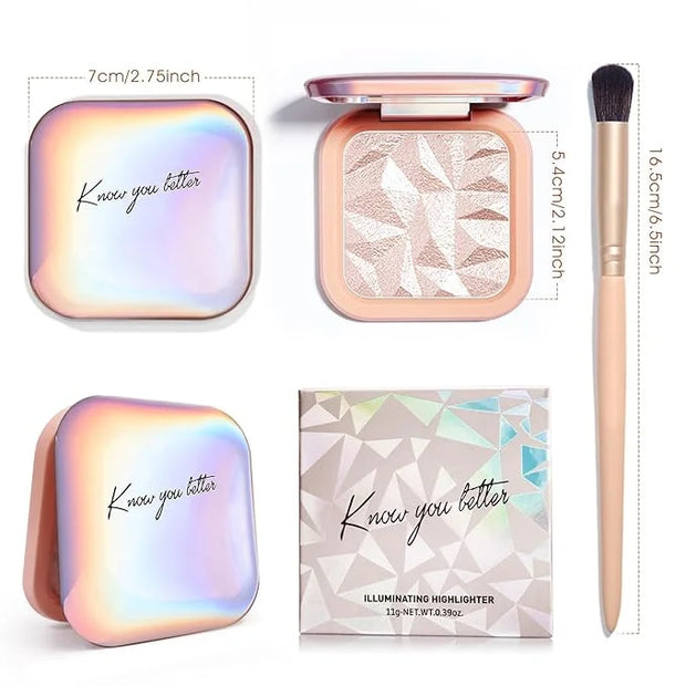 Highlighter Makeup Palette Shimmer Contour Palette Powder