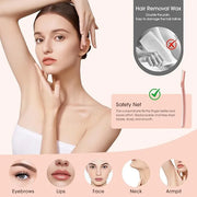 Dermaplane razor for women with 10 replaceable blades, dermaplaning tool for facial peach fuzz, eyebrows, exfoliation, and...