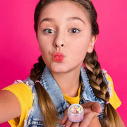 EXPRESSIONS 4pc Lip Gloss with Confetti Top – Berry Sweet Fruity Flavored Lip Gloss For Girls, Safe and Non-Toxic Confetti...
