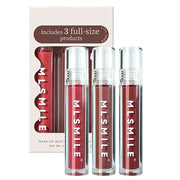 3Pcs Lip Gloss Collection Makeup Set, Shimmery Smooth Lip Glosses for for Girls Women, Soft Liquid Long Lasting Lip Glosse...
