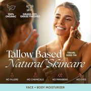 Eat My Face Tallow Face Moisturizer - Beef Tallow for Face Neck & Body, Beef Tallow Moisturizer, Organic Beef Tallow Face ...