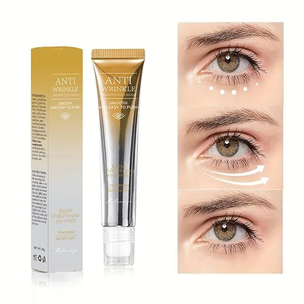 Eye Serum with 8% Glycerin 5% Retinol Hyaluronic Acid for Rapid Puffy Fine Lines Dark Circles Wrinkles, Under Eye Cream wi...