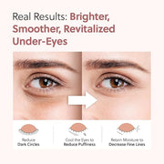 QUIA Collagen Eye Patches – Instantly De-Puff & Brighten Under-Eyes – No-Slip Hydrating Masks for Dark Circles, Eye Bags &...