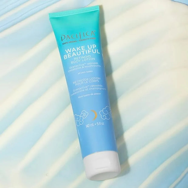 Pacifica Body Lotion Retinol Cream -Wake Up Beautiful Retinoid Renewing for Skin Elasticity Hydration & Plumpness - for An...