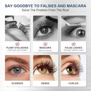 VGO Eyelash Serum - Lash Serum for Eyelash Growth, Clear Effect for Thicker, Longer Lashes with Natural Ingredients - Safe...
